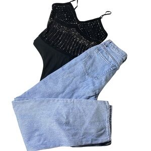 SHEIN Black Shapewear with Lace Detailing size M